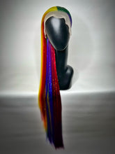 Load image into Gallery viewer, RAINBOW ROAD Custom Colored Lace Front Wig (Large Cap, 13x4 lace front, 45 inch length) READY TO SHIP