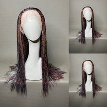 Load image into Gallery viewer, TWILIGHT Custom Colored Lace Front Wig (Medium Cap, Dark Tinsel, 24 inch length) READY TO SHIP