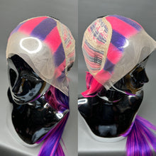 Load image into Gallery viewer, CHESHIRE Custom Colored Lace Front Wig (Large Cap, 13x3 Lace Front, Violet w/Neon Pink Hi Lights) MADE TO ORDER