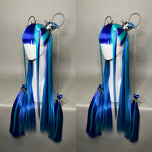 Load image into Gallery viewer, CHROMA X NIKKO: MADE TO ORDER GeorginatheDollWigs Custom Styled Wig (READ DESCRIPTION FOR TURNAROUND)