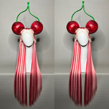 Load image into Gallery viewer, CHERRYBOMB: MADE TO ORDER GeorginatheDollWigs Custom Styled Wig (READ DESCRIPTION FOR TURNAROUND)