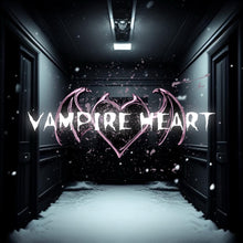 Load image into Gallery viewer, VAMPIRE HEART Custom Colored Lace Front Wig (Large Cap, Black w/Pastel Pink Hi Lights, 40 inch length) READY TO SHIP