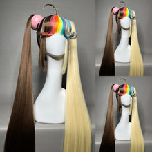 Load image into Gallery viewer, RAINBOW POP: MADE TO ORDER GeorginatheDollWigs Custom Styled Wig (READ DESCRIPTION FOR TURNAROUND)