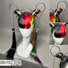 Load image into Gallery viewer, CHROMA X PRIDE: MADE TO ORDER GeorginatheDollWigs Custom Styled Wig (READ DESCRIPTION FOR TURNAROUND)