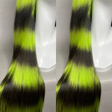 Load image into Gallery viewer, TOXIC DRIP Custom Colored HUMAN HAIR Lace Front Wig (Large Cap, 13x6 lace front, 40 inch length) MADE TO ORDER 2-4 Week Estimated Turnaround Timeframe