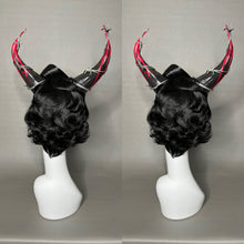 Load image into Gallery viewer, DEVIL’S ADVOCATE: MADE TO ORDER GeorginatheDollWigs Custom Styled Wig (READ DESCRIPTION FOR TURNAROUND)