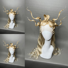 Load image into Gallery viewer, CECAELIA CROWN (PEARLA): MADE TO ORDER GeorginatheDollWigs Custom Styled Wig (READ DESCRIPTION FOR TURNAROUND)