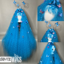 Load image into Gallery viewer, BLEU FAIRY: MADE TO ORDER GeorginatheDollWigs Custom Styled Wig (READ DESCRIPTION FOR TURNAROUND)