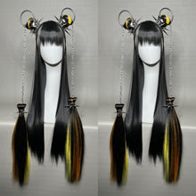 Load image into Gallery viewer, CHROMA X EMBERS: MADE TO ORDER GeorginatheDollWigs Custom Styled Wig (READ DESCRIPTION FOR TURNAROUND)