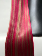 Load image into Gallery viewer, RED VELVET Custom Colored Lace Front Wig (Large Cap, 13x4 lace front, 40 inch length) READY TO SHIP