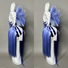 Load image into Gallery viewer, MIDNIGHT HYPNO: MADE TO ORDER GeorginatheDollWigs Custom Styled Wig (READ DESCRIPTION FOR TURNAROUND)