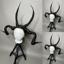Load image into Gallery viewer, THE BAPHOMET: MADE TO ORDER GeorginatheDollWigs Custom Styled Wig (READ DESCRIPTION FOR TURNAROUND)