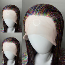 Load image into Gallery viewer, TWILIGHT Custom Colored Lace Front Wig (Medium Cap, Dark Tinsel, 24 inch length) READY TO SHIP