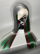 Load image into Gallery viewer, NIGHTMARE Custom Colored Lace Front Wig (Large Cap, 26 inch length) READY TO SHIP
