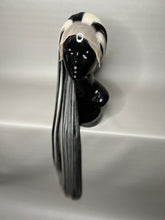 Load image into Gallery viewer, XT DIRTY Synthetic Lace Front Wig (Large Cap, 13x3 Lace Front, Black w/Platinum Blonde Hi Lights) MADE TO ORDER