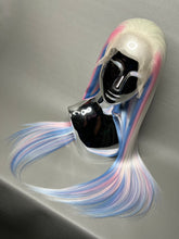 Load image into Gallery viewer, TRANSCEND Custom Colored Lace Front Wig (Large Cap, 13x3 Lace Front, White w/Pastel Pink & Pastel Blue Low Lights) MADE TO ORDER