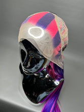 Load image into Gallery viewer, CHESHIRE Custom Colored Lace Front Wig (Large Cap, Violet w/Neon Pink Hi Lights, 26 inch length) READY TO SHIP