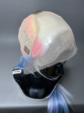 Load image into Gallery viewer, TRANSCEND Custom Colored Lace Front Wig (Large Cap, 13x3 Lace Front, White w/Pastel Pink & Pastel Blue Low Lights) MADE TO ORDER