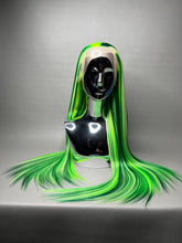 Load image into Gallery viewer, HISSS Custom Colored Lace Front Wig (Large Cap, 13x3 Lace Front, Green Rainbow) MADE TO ORDER