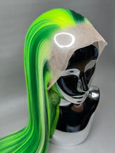 Load image into Gallery viewer, HISSS Custom Colored Lace Front Wig (Large Cap, 13x3 Lace Front, Green Rainbow) MADE TO ORDER