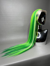 Load image into Gallery viewer, HISSS Custom Colored Lace Front Wig (Large Cap, 13x3 Lace Front, Green Rainbow) MADE TO ORDER