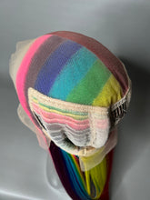 Load image into Gallery viewer, RRR PRIDE Custom Colored Lace Front Wig (13x6 Frontal,Large Cap, Split Dye Half Red/Half Rainbow, 40 inch length) MADE TO ORDER