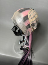 Load image into Gallery viewer, VAMPIRE HEART Custom Colored Lace Front Wig (Large Cap, 13x3 Lace Front, Black w/Pastel Pink Hi Lights) MADE TO ORDER