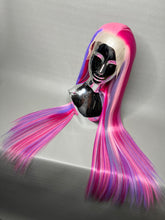 Load image into Gallery viewer, PINK VENOM Custom Colored Lace Front Wig (Large Cap, Pink/Purple Rainbow, 30” & 40” Length) READY TO SHIP