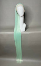 Load image into Gallery viewer, WINTER MINT Custom Colored Lace Front Wig (Large Cap, 13x4 lace front, 50 inch length) READY TO SHIP