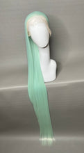 Load image into Gallery viewer, WINTER MINT Custom Colored Lace Front Wig (Large Cap, 13x4 lace front, 50 inch length) READY TO SHIP