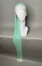 Load image into Gallery viewer, WINTER MINT Custom Colored Lace Front Wig (Large Cap, 13x4 lace front, 50 inch length) READY TO SHIP