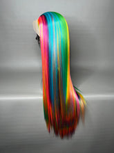 Load image into Gallery viewer, READING RAINBOW Custom Colored Lace Front Wig (Large Cap, 26 inch length) READY TO SHIP