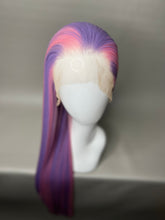 Load image into Gallery viewer, TINKY WINKY Custom Colored Lace Front Wig (Large Cap, 13x3 Lace Front, Lavender w/Pastel Pink Hi Lights) MADE TO ORDER
