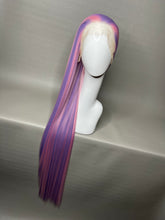Load image into Gallery viewer, TINKY WINKY Custom Colored Lace Front Wig (Large Cap, 13x3 Lace Front, Lavender w/Pastel Pink Hi Lights) MADE TO ORDER