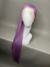 Load image into Gallery viewer, TINKY WINKY Custom Colored Lace Front Wig (Large Cap, 13x3 Lace Front, Lavender w/Pastel Pink Hi Lights) MADE TO ORDER