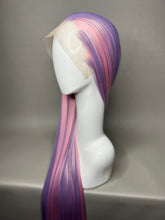 Load image into Gallery viewer, TINKY WINKY Custom Colored Lace Front Wig (Large Cap, 13x3 Lace Front, Lavender w/Pastel Pink Hi Lights) MADE TO ORDER