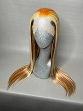 Load image into Gallery viewer, ACT NATURAL Custom Colored Lace Front Wig (Large Cap, Blonde 613 w/Brown & Ginger Low Lights, 24 inch length) READY TO SHIP