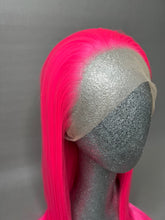 Load image into Gallery viewer, ELECTRIC BLUSH Custom Colored Lace Front Wig (Large Cap, 24 inch length) READY TO SHIP