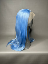 Load image into Gallery viewer, BLEU SERENITY Custom Colored Lace Front Wig (Large Cap, Pastel Blue, 24 inch length) READY TO SHIP
