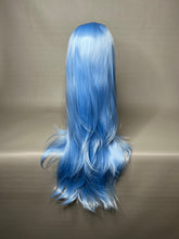 Load image into Gallery viewer, BLEU SERENITY Custom Colored Lace Front Wig (Large Cap, Pastel Blue, 24 inch length) READY TO SHIP