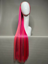 Load image into Gallery viewer, PINK POISON Custom Colored Lace Front Wig (Large Cap, 13x3 lace front, 30 inch length) READY TO SHIP