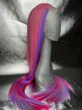 Load image into Gallery viewer, PINK VENOM Custom Colored Lace Front Wig (Large Cap, PINK Rainbow, 13x3 lace front, 30 inch length) MADE TO ORDER