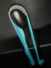 Load image into Gallery viewer, ANTI-AQUA Custom Colored Lace Front Wig (Large Cap, 200% density, 13x3 lace front, 30 inch length) READY TO SHIP