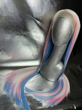 Load image into Gallery viewer, TRANSCEND Custom Colored Lace Front Wig (Large Cap, Chunky Hi-Light Style White/Pastel Pink/Baby Blue, 13x3 lace front, 30 inch length) MADE TO ORDER 2-3 MONTH ESTIMATED TURNAROUND