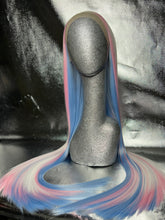 Load image into Gallery viewer, TRANSCEND Custom Colored Lace Front Wig (Large Cap, Chunky Hi-Light Style White/Pastel Pink/Baby Blue, 13x3 lace front, 30 inch length) MADE TO ORDER 2-3 MONTH ESTIMATED TURNAROUND