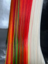 Load image into Gallery viewer, ICY MAGIC Lace Front Wig (Large Cap, Half and Half Platinum Blonde/Rainbow, 30 inch length) MADE TO ORDER 2-3 Month Turnaround Timeframe