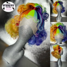 Load image into Gallery viewer, FAIRY SUMMER: MADE TO ORDER GeorginatheDollWigs Custom Styled Wig (READ DESCRIPTION FOR TURNAROUND)