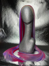 Load image into Gallery viewer, PINK VENOM Custom Colored Lace Front Wig (Large Cap, PINK Rainbow, 13x3 lace front, 30 inch length) MADE TO ORDER