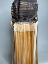 Load image into Gallery viewer, ACT NATURAL Custom Colored Lace Front Wig (Large Cap, 13x4 lace front, Platinum Blonde w/Brown & Ash Blonde Lowlights) MADE TO ORDER