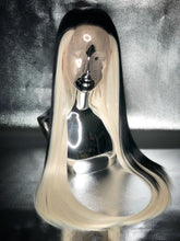 Load image into Gallery viewer, NARCISSA Synthetic Lace Front Wig (Large Cap, 2 tone black and platinum blonde)